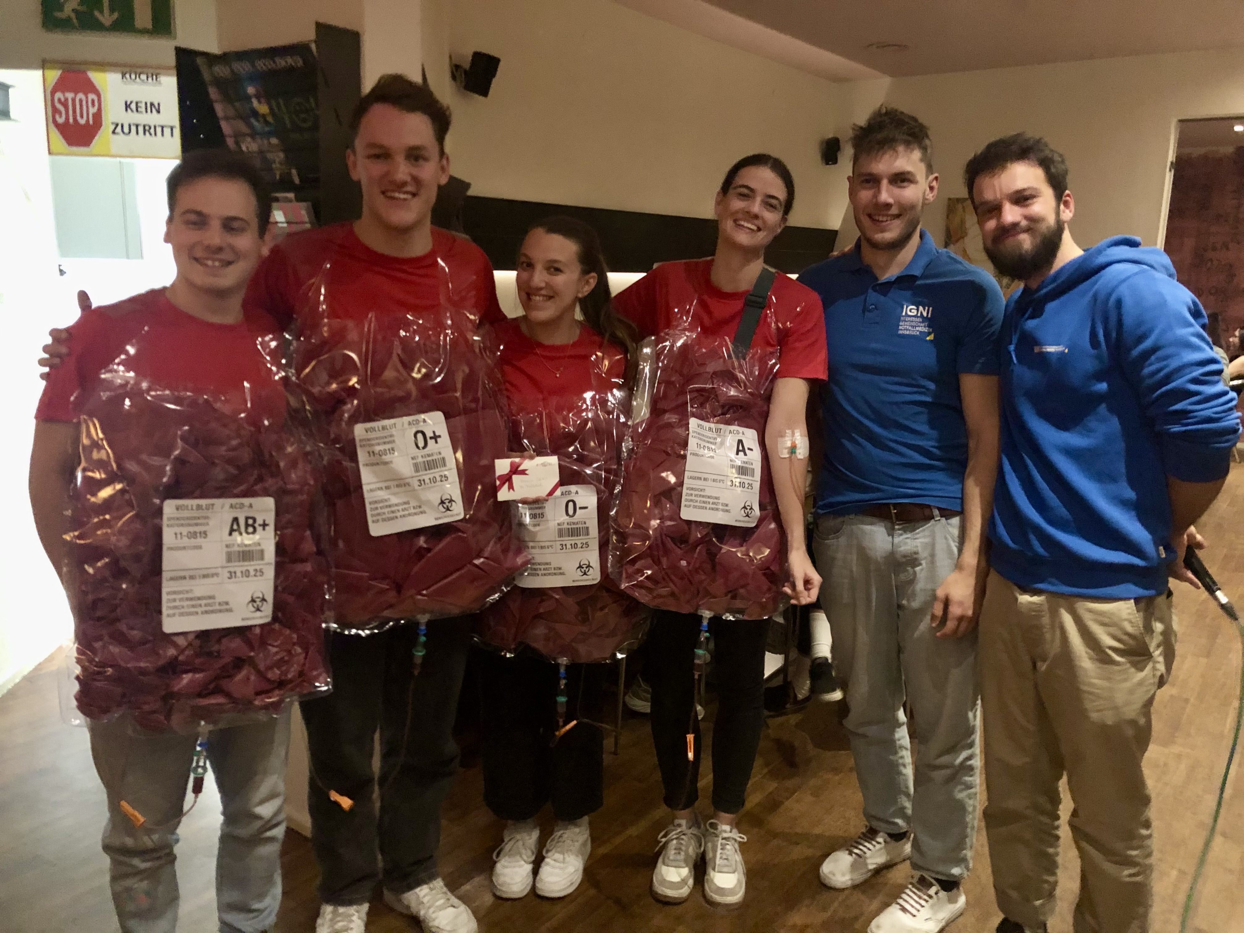 Der Preis für das kreativste Kostüm ging an das NEF Team Kematen